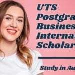 UTS Postgraduate Business International Scholarships in Australia