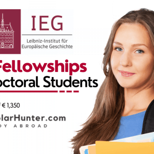 IEG Fellowships for Doctoral Students