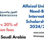 Alfaisal University's Need-Based International Scholarships for 2024 2025 Study in Saudi Arabia