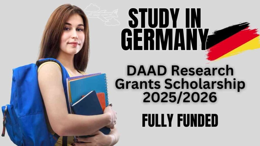 DAAD Research Grants Scholarship 2025 2026