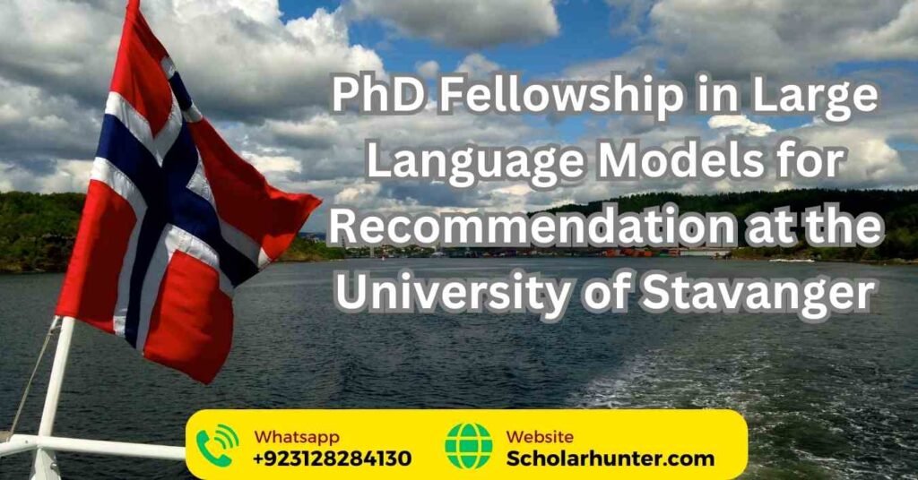 PhD Fellowship in Large Language Models for Recommendation at the University of Stavanger